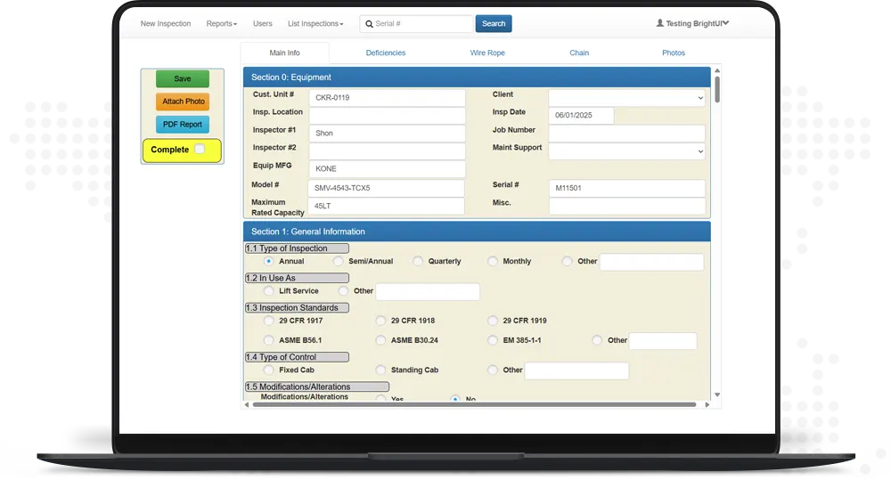 Intermodal inspection system